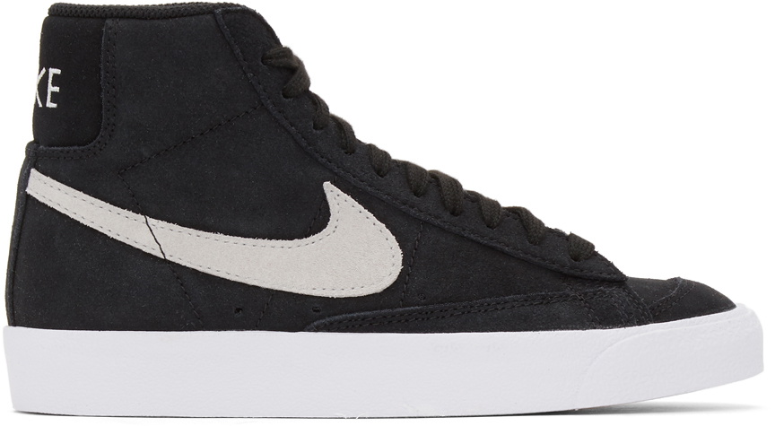 Nike Black Suede Blazer Mid '77 Vintage Sneakers
