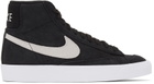 Nike Black Suede Blazer Mid '77 Vintage Sneakers