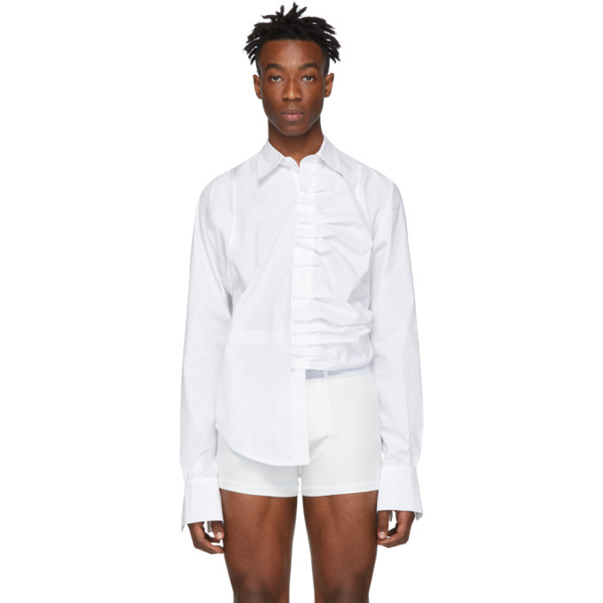 Bianca Saunders White Crease Shirt