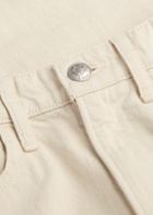 Rag & Bone Logan Panelled Wide-leg Jeans Cream