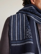 LOEWE - Fringed Wool and Cashmere-Blend Scarf
