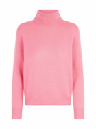 MC2 Saint Barth Woman Pink Cashmere Blend Turtleneck Sweater Moody