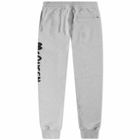 Alexander McQueen Men's Grafitti Logo Print Sweat Pant in Pale Grey/Black
