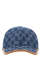 Gucci Embroidered Denim Baseball Cap