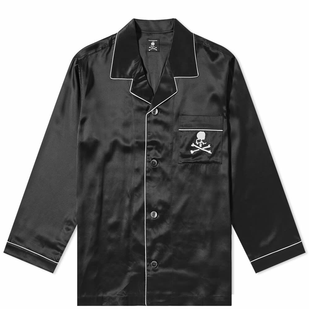 MASTERMIND WORLD Men's Silk Pyjamas in Black MASTERMIND WORLD