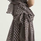 Damson Madder Women's Parker Sash Skirt in Dark Brown
