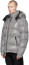 Moncler Genius 7 Moncler FRGMT Hiroshi Fujiwara Black & White Socotrine Down Jacket