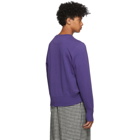 Wales Bonner Purple Conjure Varsity Sweatshirt