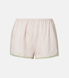 Posse Perla lace-trimmed shorts
