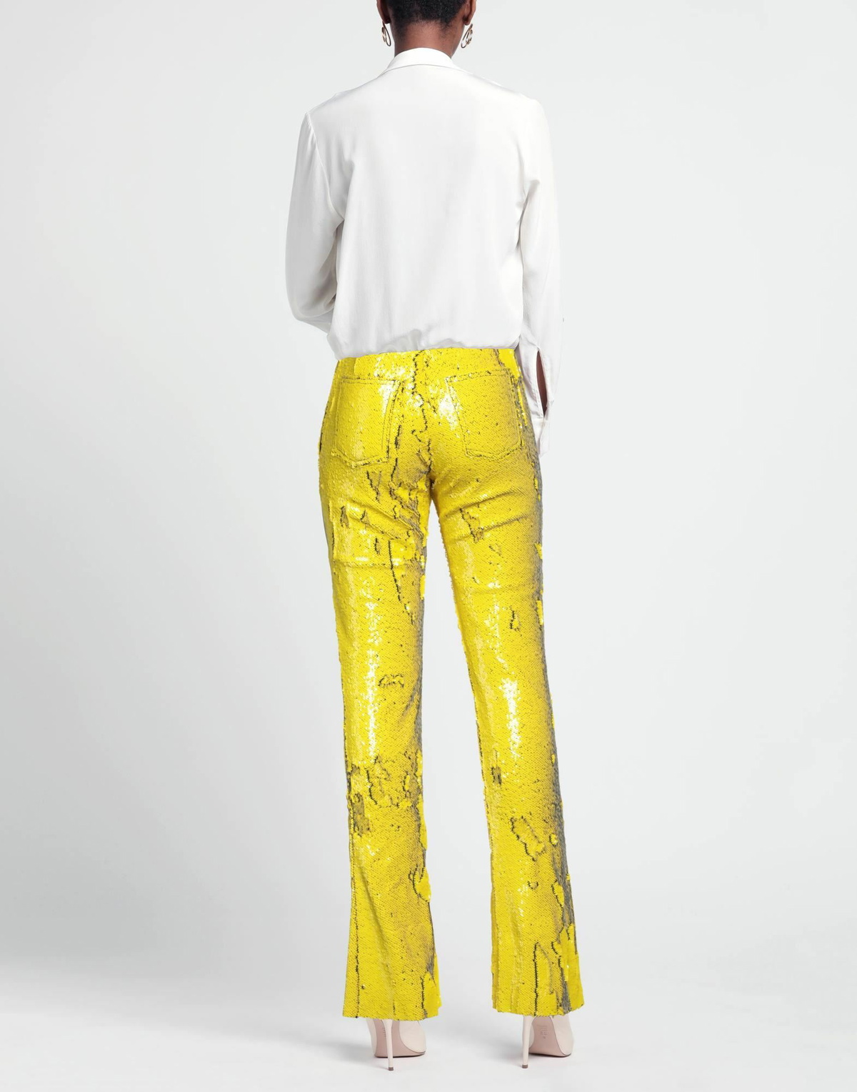 Marques' Almeida Womens Pants in Yellow