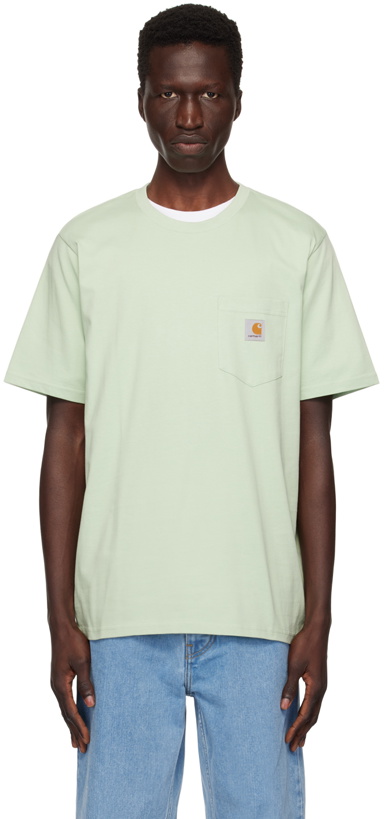 Photo: Carhartt Work In Progress Green Pocket T-Shirt