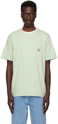 Carhartt Work In Progress Green Pocket T-Shirt