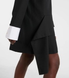 Plan C Wool-blend minidress