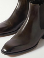 TOM FORD - Leather Chelsea Boots - Brown