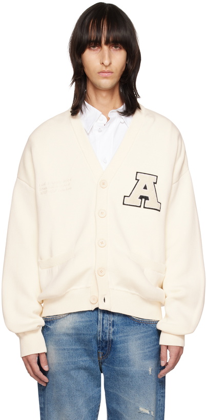 Photo: Axel Arigato Off-White Singular Cardigan