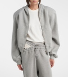 The Attico Cotton jersey hoodie