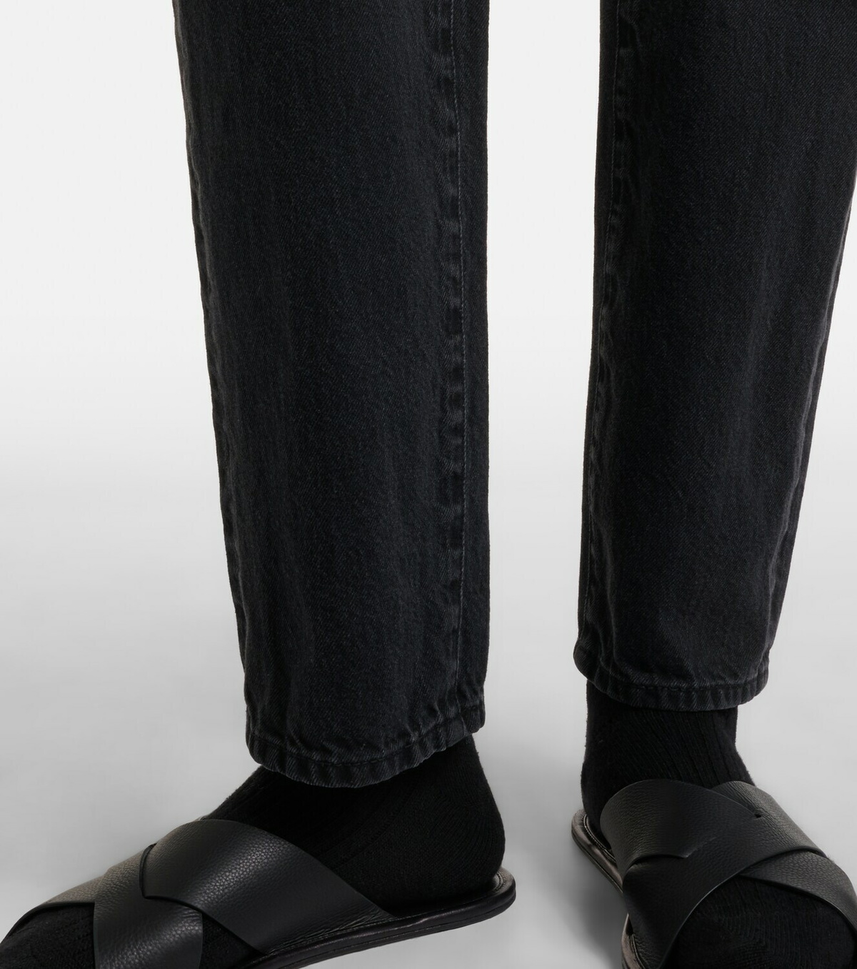 The Row Booker low-rise straight jeans