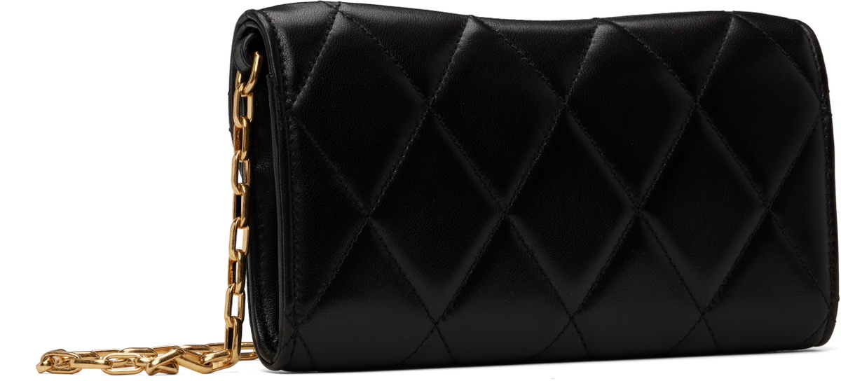 Burberry Black Rocking Horse Chain Strap Wallet​ Bag Burberry