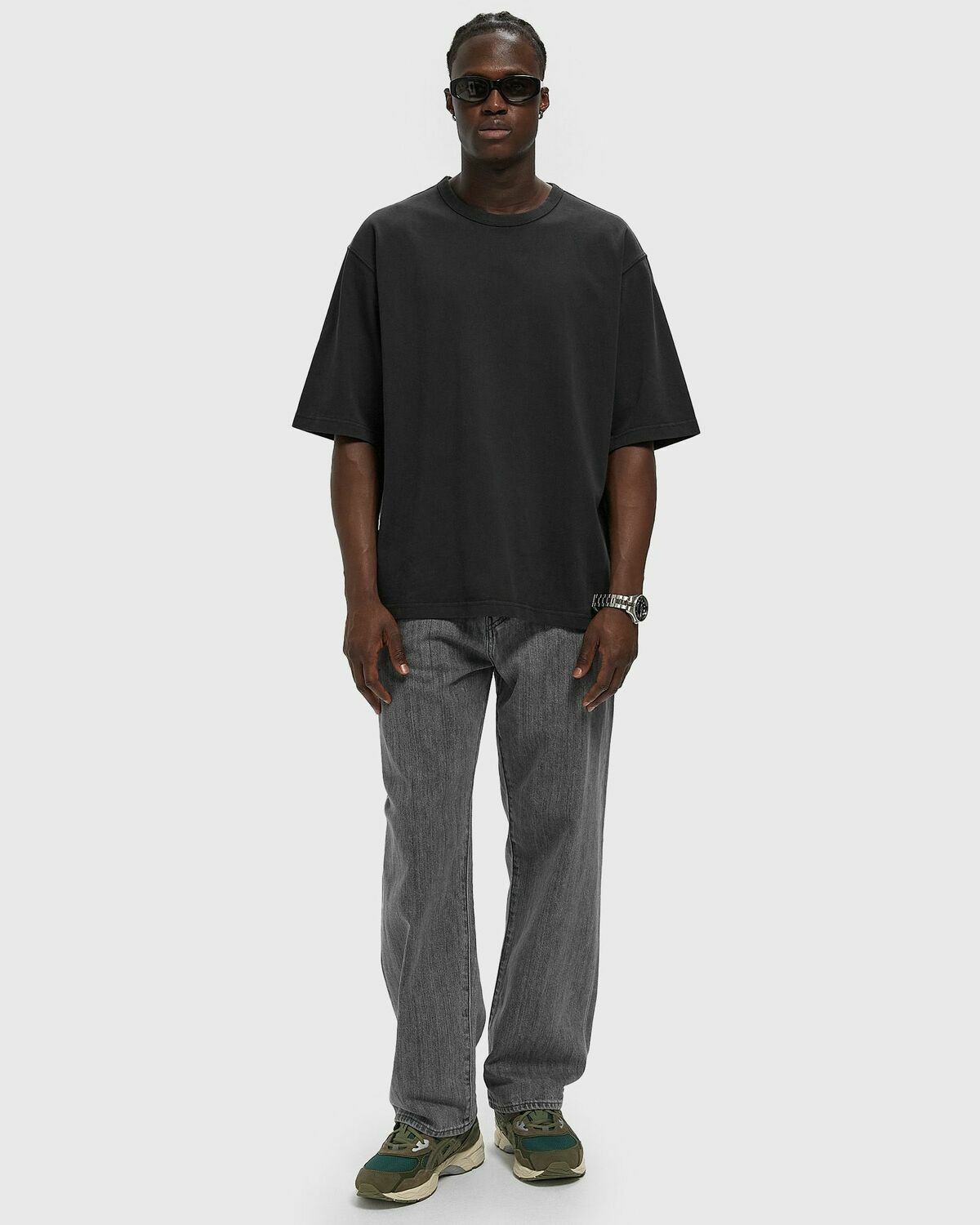 Levis HEAVYWEIGHT LOOSE TEE Black Mens Shortsleefe