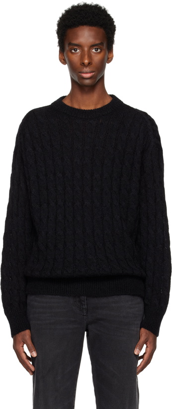 Photo: Filippa K Black Braided Sweater