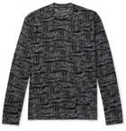 Balenciaga - Logo-Intarsia Virgin Wool-Blend Sweater - Black