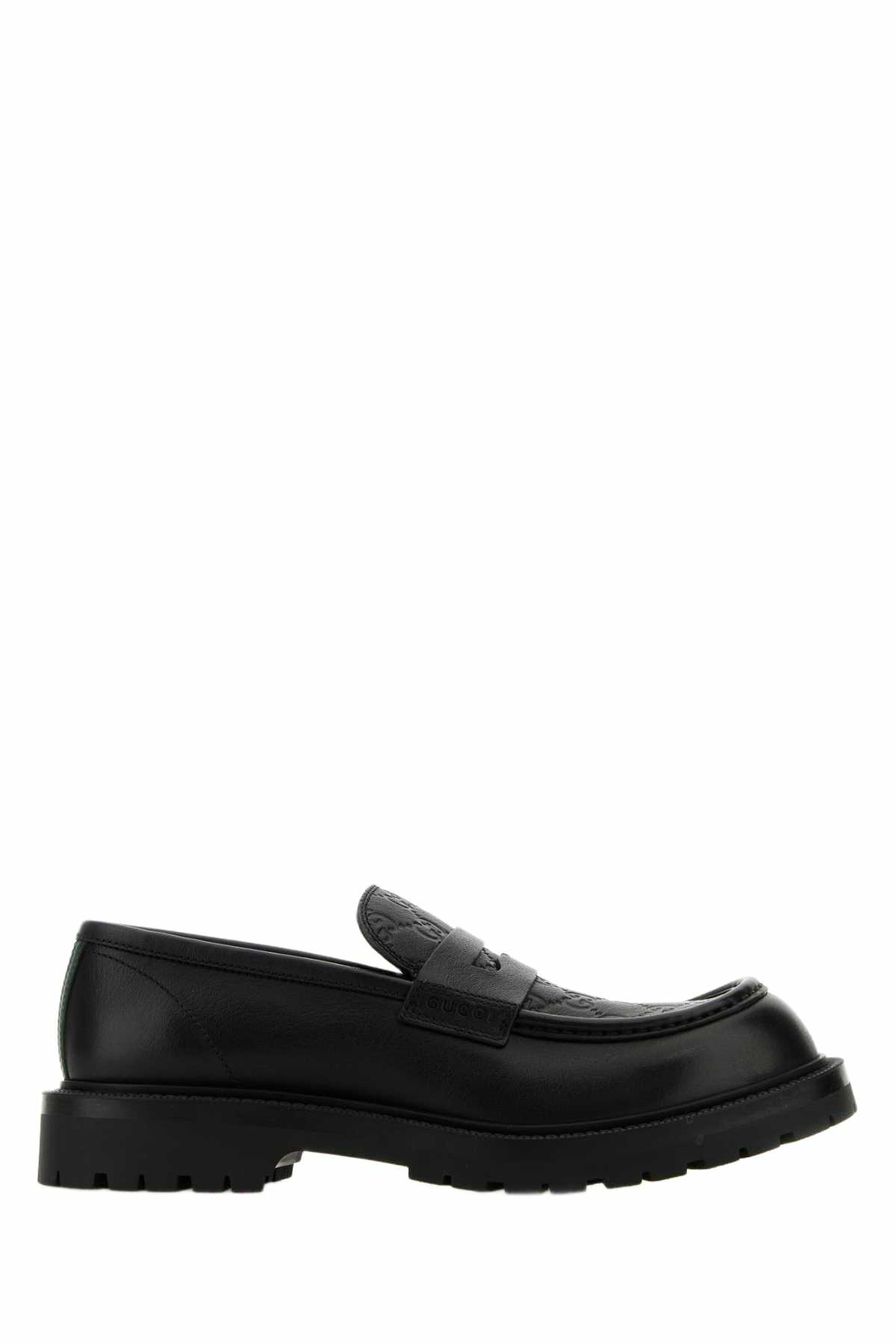 Gucci Black GG Marmont Loafers Gucci
