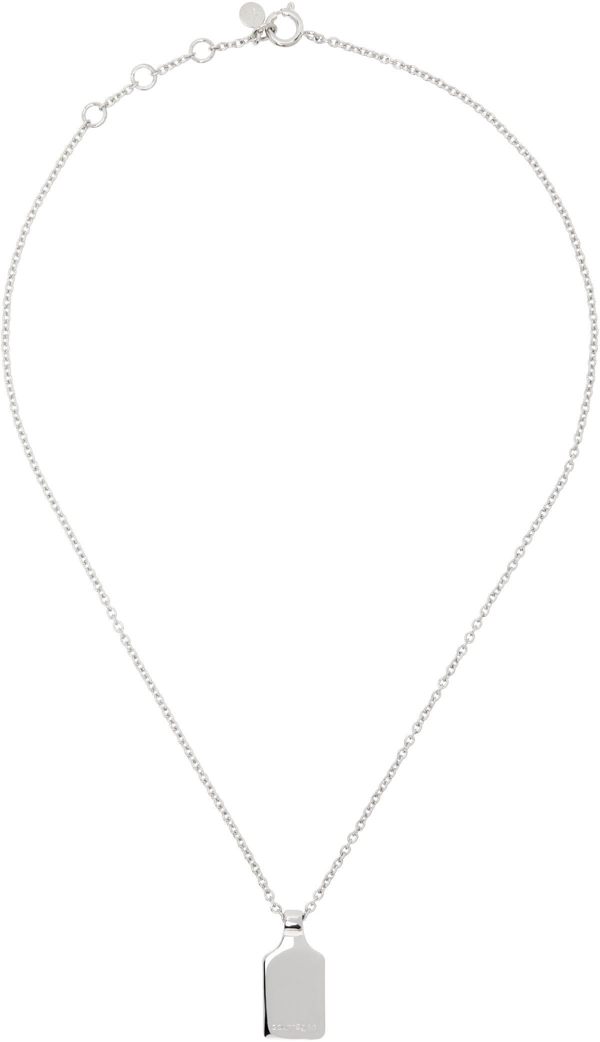 Courrèges Silver Little Charm Necklace