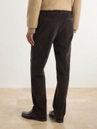 Altea - Dumbo Straight-Leg Stretch-Cotton Corduroy Trousers - Brown