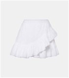 Poupette St Barth Bova broderie anglaise cotton miniskirt