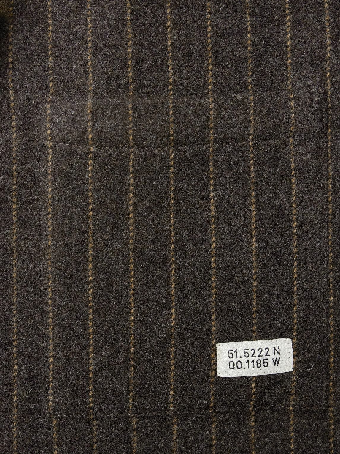 Oliver Spencer - Westbury Pinstriped Wool-Felt Blazer - Brown
