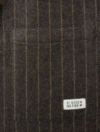 Oliver Spencer - Westbury Pinstriped Wool-Felt Blazer - Brown