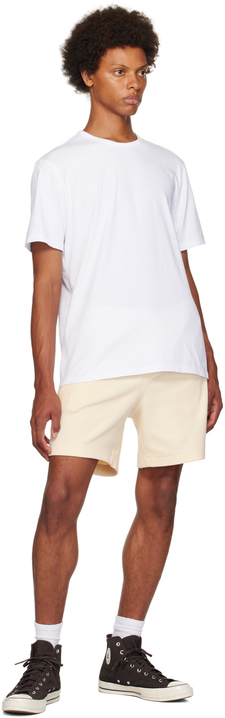 Vince Off-White Drawstring Shorts
