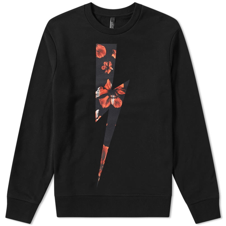 Photo: Neil Barrett Floral Lightning Bolt Sweat