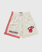 Mitchell & Ness Nba Cream Team Color Swingman Shorts Heat 1996 White - Mens - Sport & Team Shorts