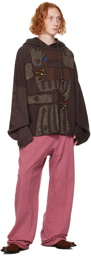 Glass Cypress Brown Conservative Hoodie