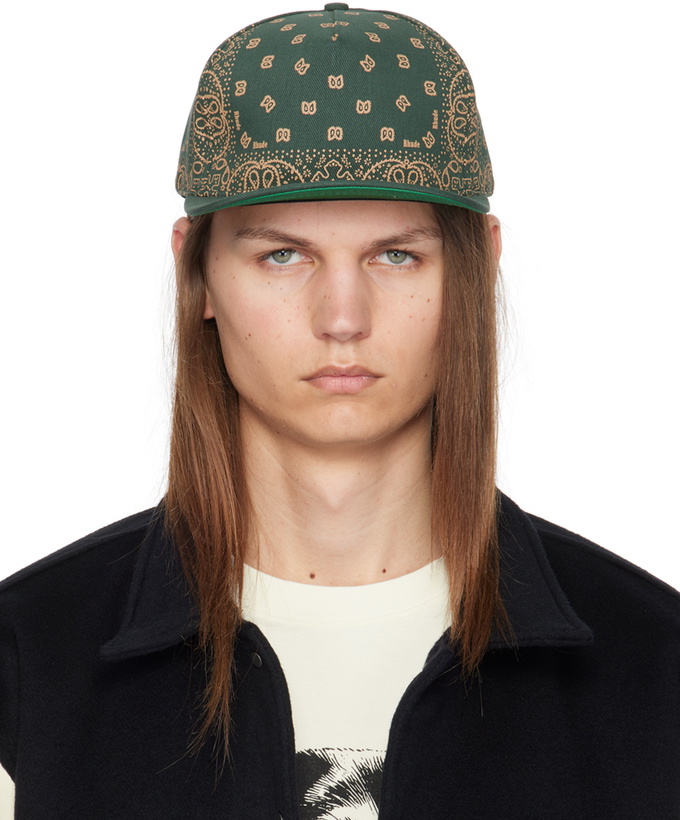 Photo: Rhude Green Bandana Canvas Cap