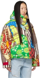 ERL Multicolor Graphic Down Jacket