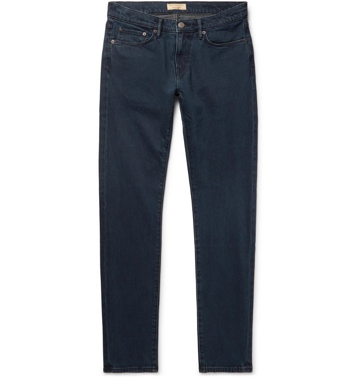 Photo: Burberry - Slim-Fit Denim Jeans - Men - Dark denim