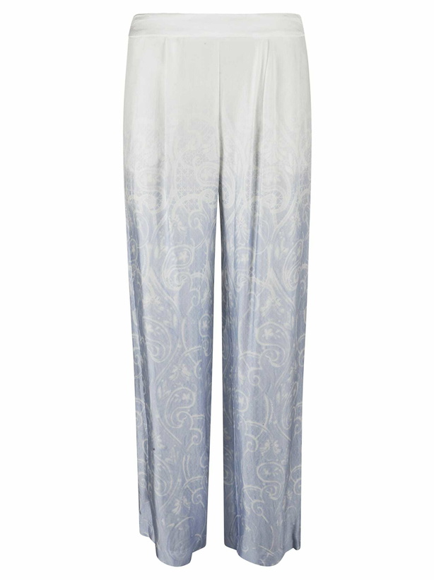 Photo: Ermanno Scervino Pattern Print Loose Fit Trousers