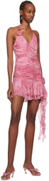 Blumarine Pink Butterfly 119 Heeled Sandals