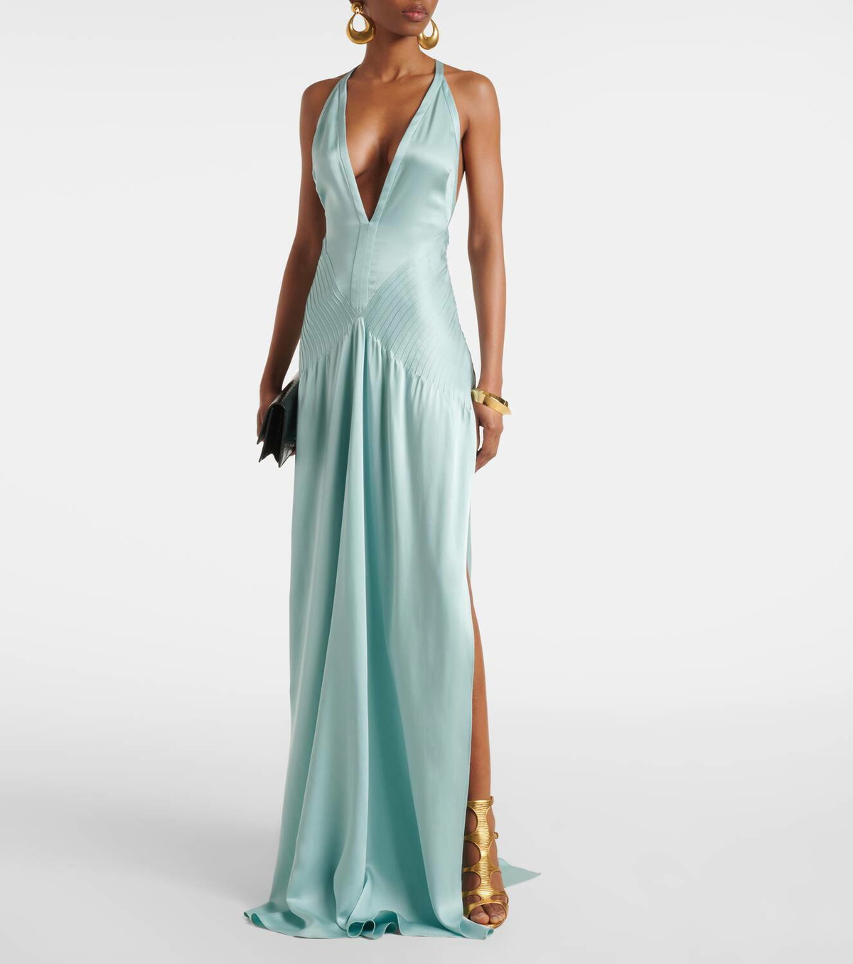 strapless open back dress TOM FORD main image 1