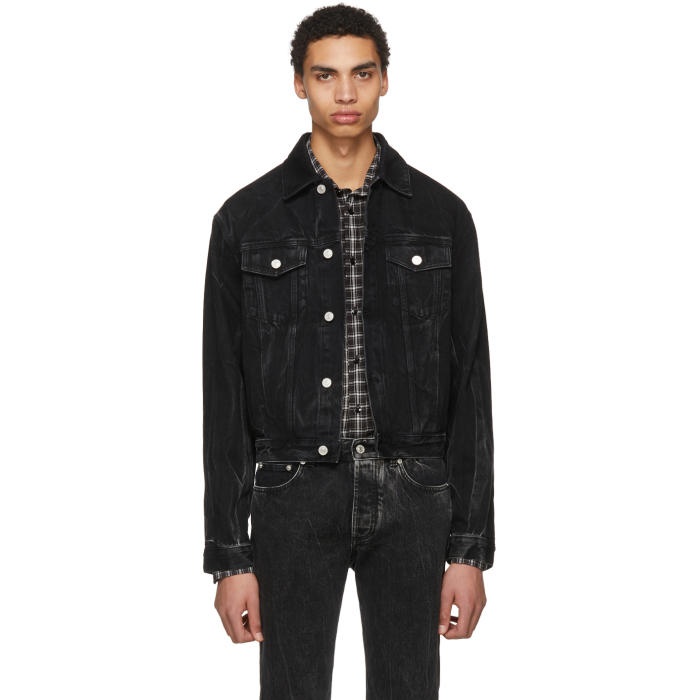 Photo: Givenchy Black Vintage Denim Jacket 