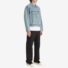 Cole Buxton Men's Washed Denim Jacket in Blue