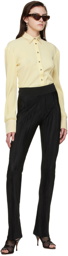 Atlein Black Polyester Trousers