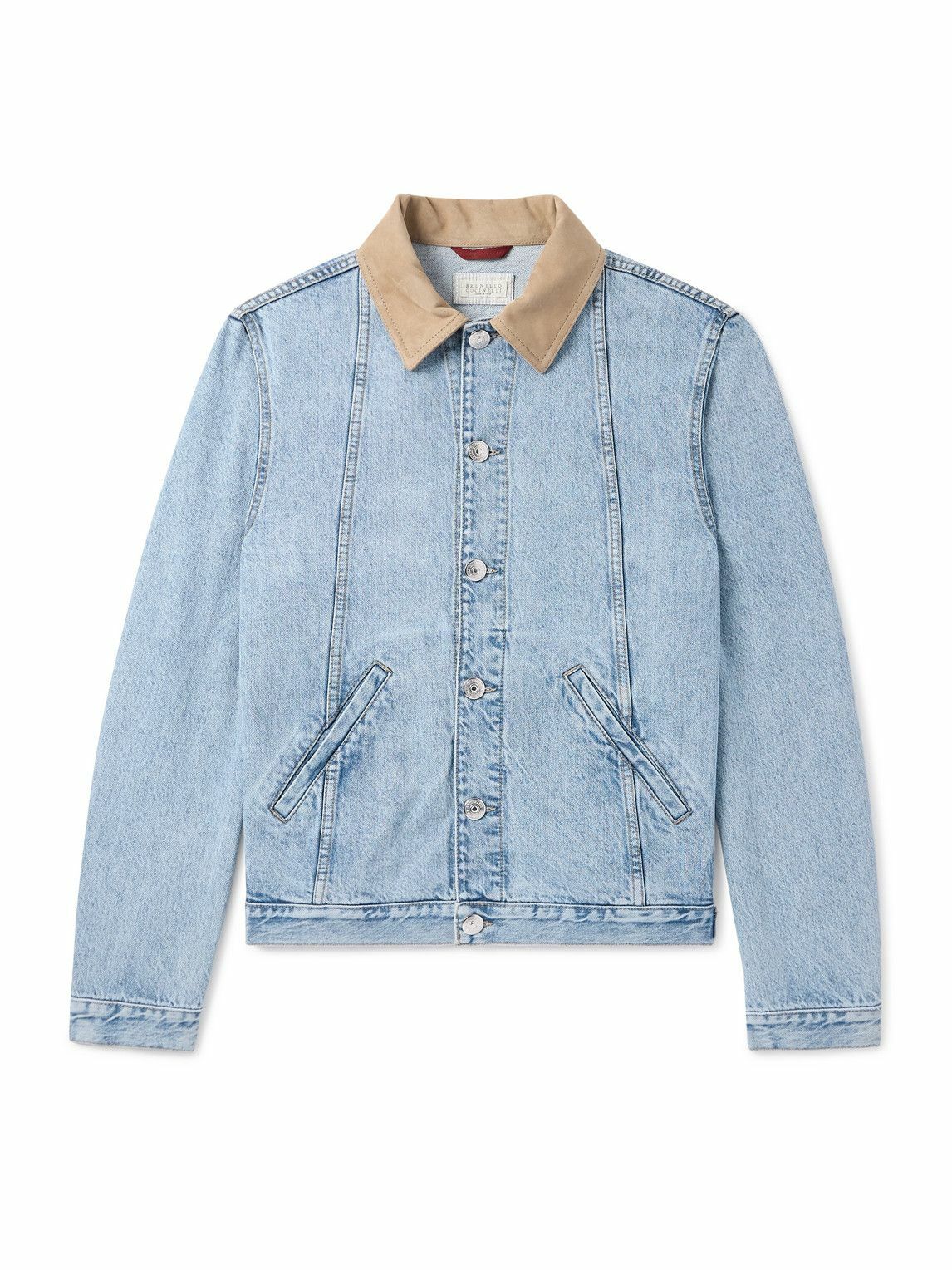Brunello Cucinelli - Denim Trucker Jacket - Gray Brunello