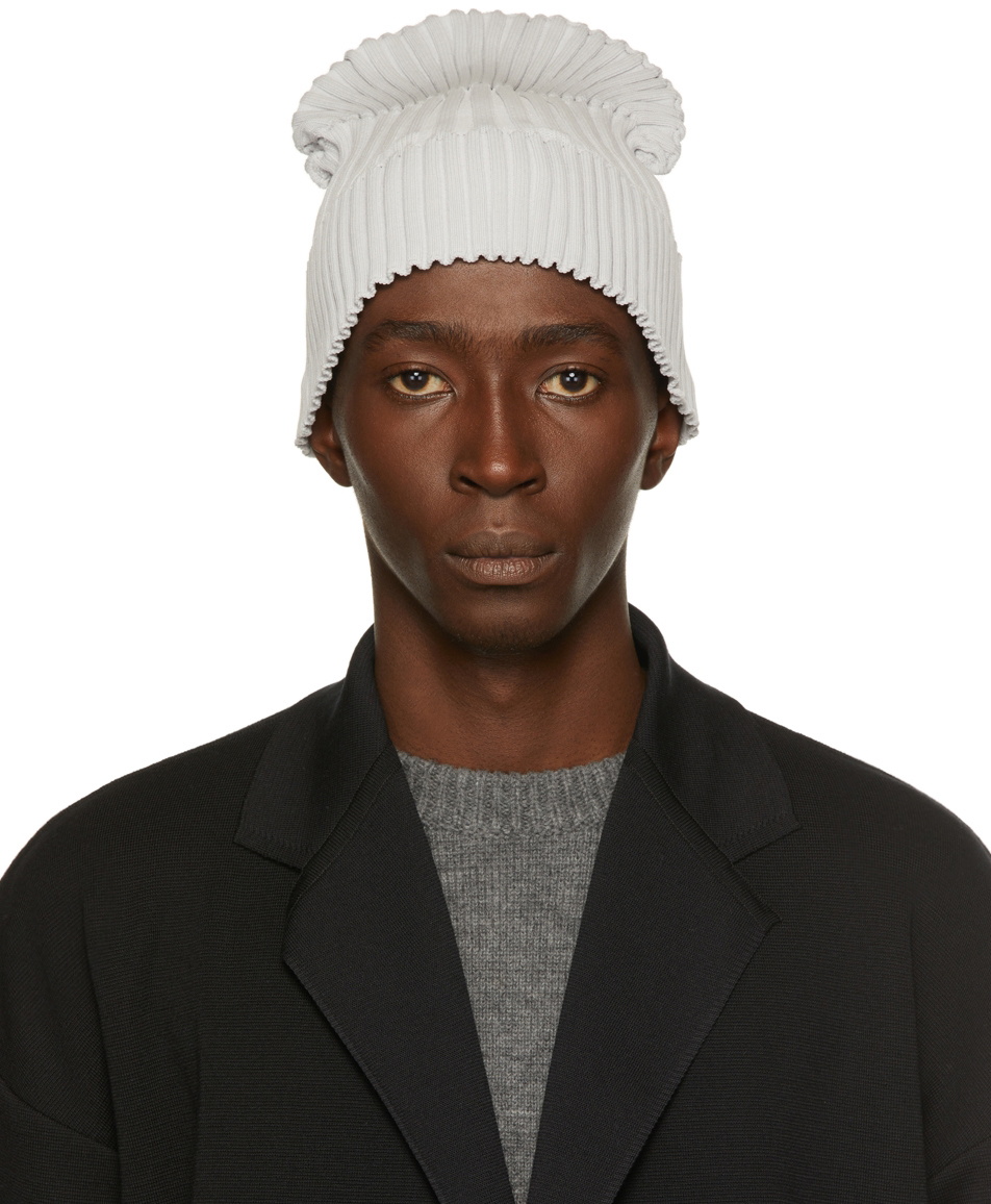 CFCL Grey Fluted Beanie CFCL