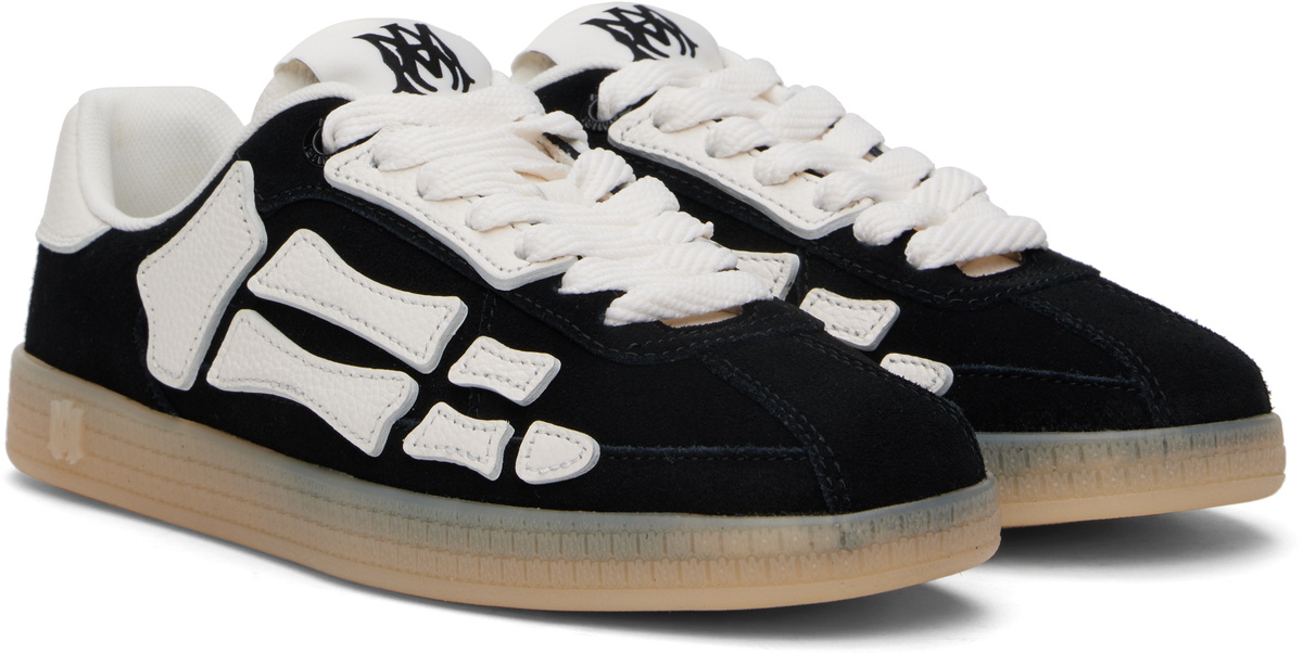 AMIRI Black & White Pacific Bones Sneakers Amiri