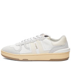 Lanvin Men's Clay Court Sneakers in White/Butter