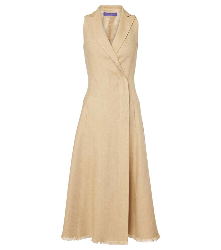 Photo: Ralph Lauren Collection Silk and linen midi dress