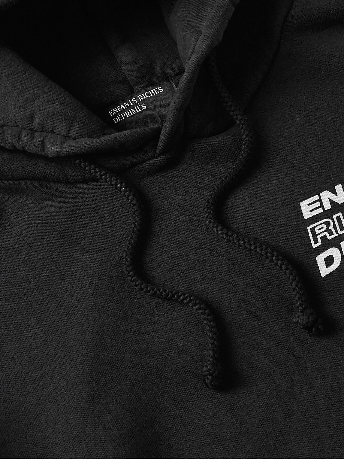 Enfants Riches Déprimés - Zurich-Grid Logo-Print Cotton-Jersey